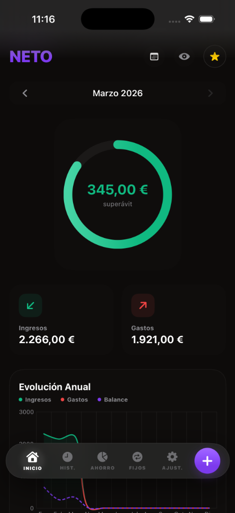 NETO App Home